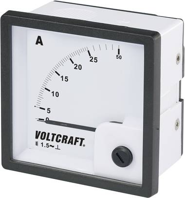 Analog Einbaumessgerät mit Amperemeter von Voltcraft