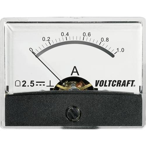 VOLTCRAFT AM-60X46/1A/DC AM-60X46/1A/DC Einbau-Messgerät AM-60X46/1A/DC 1 A Drehspule