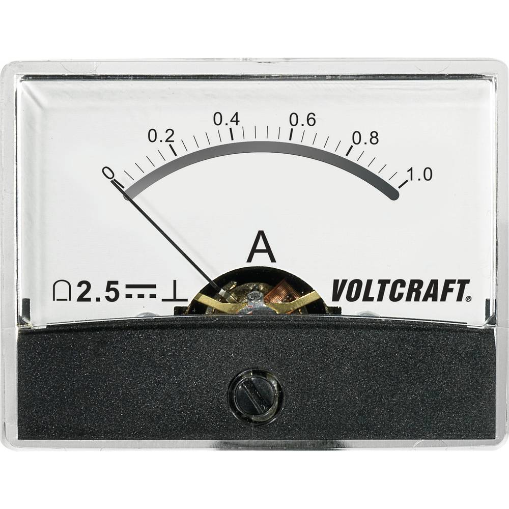 VOLTCRAFT AM-60X46-1 A-DC Inbouwmeter AM-60X46-1 A-DC 1 A Draaispoel