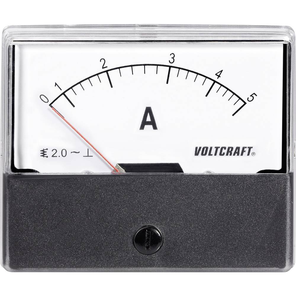 VOLTCRAFT AM-70X60-5 A Inbouwmeter AM-70X60-5 A 5 A Weekijzer
