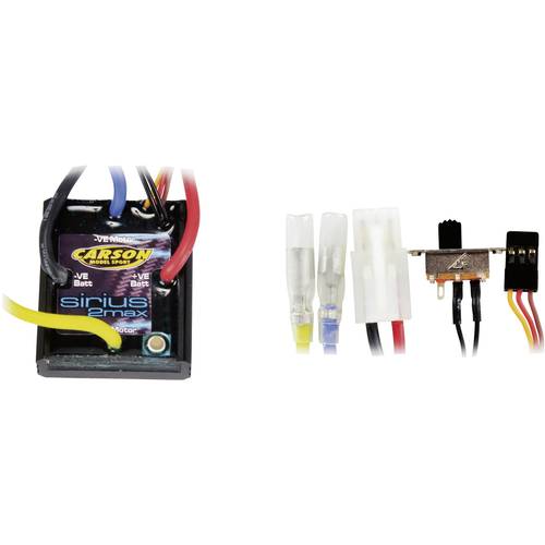 Carson Modellsport Sirius Max 2 Automodell Brushed Fahrtregler Belastbarkeit (max. A): 85 A
