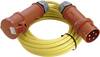 AS Schwabe 60705 Strom Verlängerungskabel 32 A Gelb 10.00 m N07V3V3-F 5G 4 mm²
