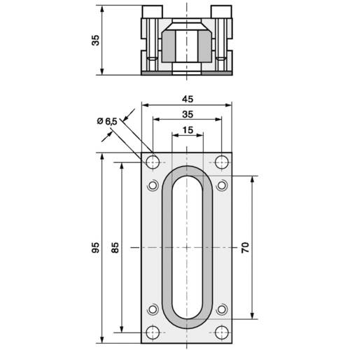 LAPP SKINDICHT FL5 Dichtungsdurchführung Aluminium 1 St.