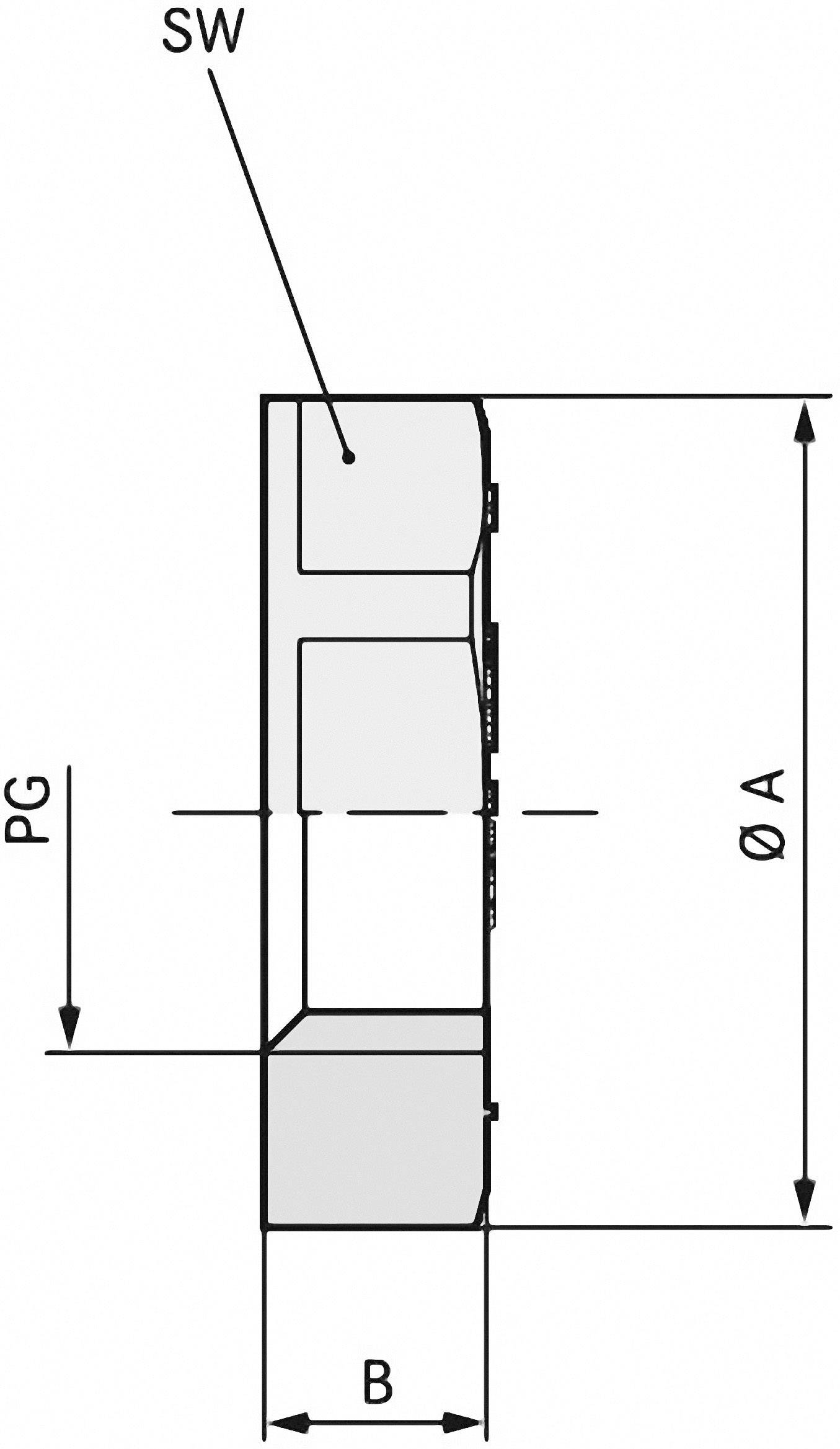 LAPP 52000160 SKINDICHT GMK PG 21 RAL 7035 LGY Gegenmutter PG21 Polystyrol (EPS) Lichtgrau (RAL 7035) 50 St.