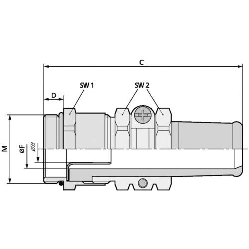 LAPP 52105740 Kabelverschraubung M40 Messing Messing 5 St.