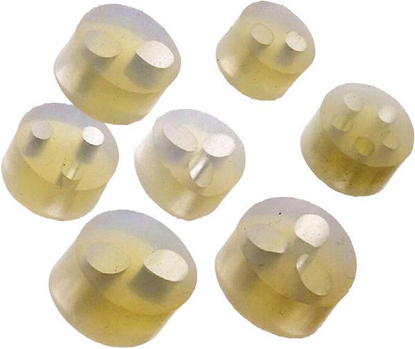 LAPP 53616360 SKINTOP DIX 16360 Mehrfachdichteinsatz PG16 PG16 3 x 6 mm Silikon Natur 50 St.