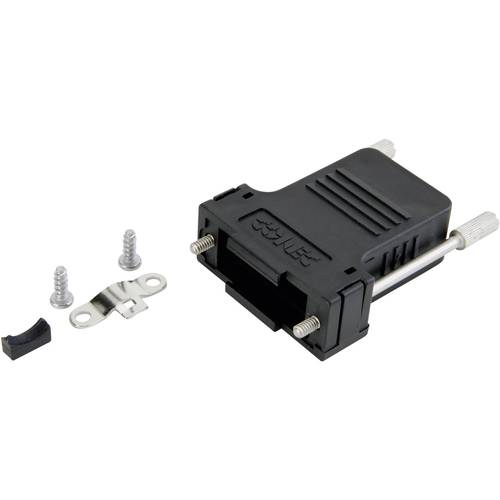 Conec 165X13369XE 165X13369XE D-SUB Gehäuse Polzahl: 9 Kunststoff 180 ° Schwarz 1 St.