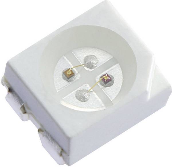 Kingbright KAA-3528RGBS-11 SMD-LED mehrfarbig  PLCC4 Rot, Grün, Blau 220 mcd, 500 mcd, 100 mcd 120 ° 20 mA 2 V, 3.3 V, 3.3 V