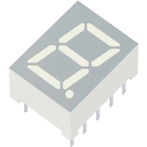 Kingbright 7-Segment-Anzeige Gelb 9.9 mm 1.95 V Ziffernanzahl: 1 SC39-11SYKWA