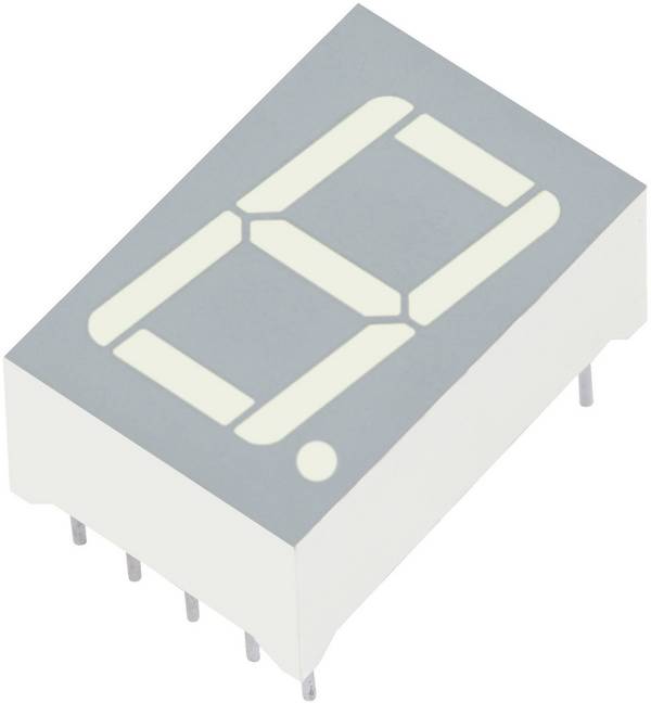 Kingbright 7-Segment-Anzeige Gelb  14.2 mm 1.95 V Ziffernanzahl: 1 SC56-11SYKWA