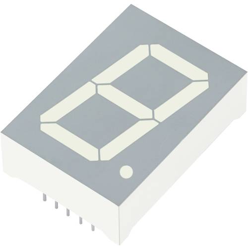 Kingbright 7-Segment-Anzeige Rot 25.4 mm 3.7 V Ziffernanzahl: 1 SA10-21SURKWA