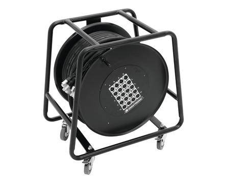 Omnitronic XLR Multicore Kabeltrommel 50.00 m Anzahl Eingänge:16 x Anzahl Ausgänge:4 x