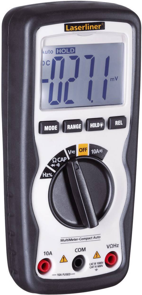 Laserliner  Hand-Multimeter kalibriert (ISO) digital  CAT IV 600 V Anzeige (Counts): 4000