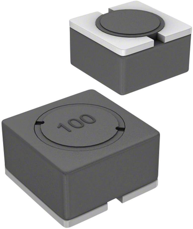 Zwei quadratische, schwarze elektronische Bauteile mit abgerundeten Kanten, eines davon mit der Aufschrift '100'.