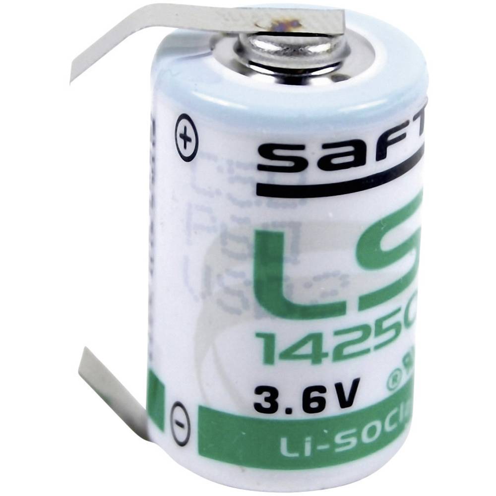 Saft 1-2 AA Lithium batterij 1200 mAh 3.6 V (Ø x h) 15 mm x 25 mm