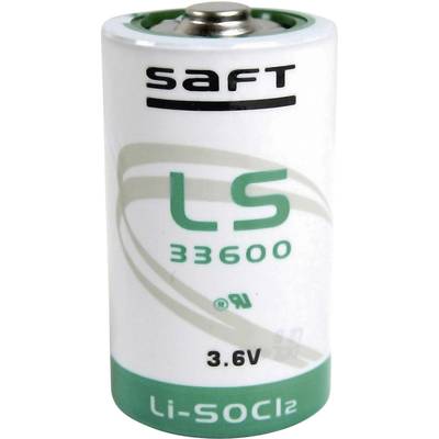 Saft LS 33600 Spezial-Batterie Mono (D)  Lithium 3.6 V 17000 mAh 1 St.