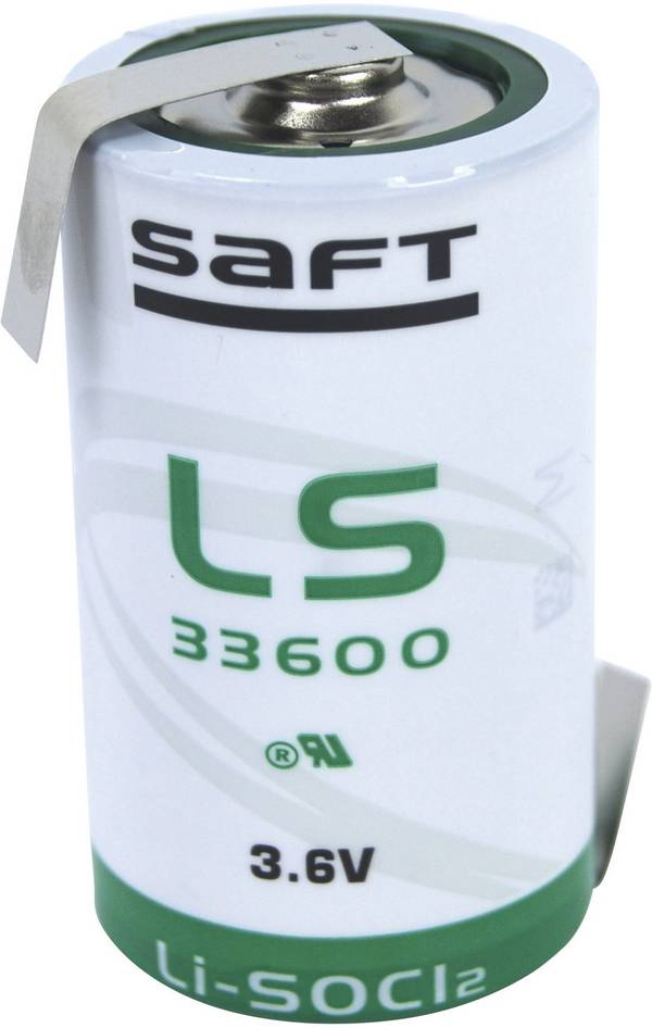 Saft LS 33600 HBG Spezial-Batterie Mono (D) Z-Lötfahne Lithium 3.6 V 17000 mAh 1 St.
