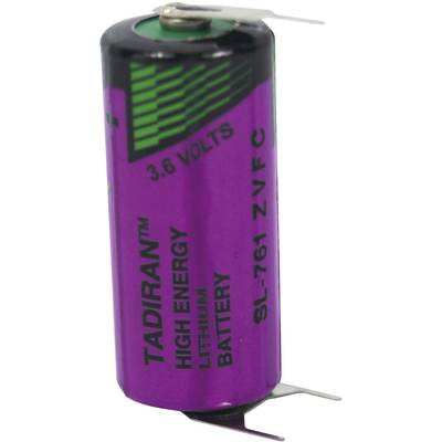 Tadiran Batteries SL 761 PT Spezial-Batterie 2/3 AA U-Lötpins Lithium 3.6 V 1500 mAh 1 St.