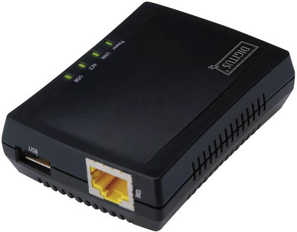 Digitus DN-13020 Netzwerk USB-Server USB-A (USB 2.0), LAN (10/100 MBit/s)
