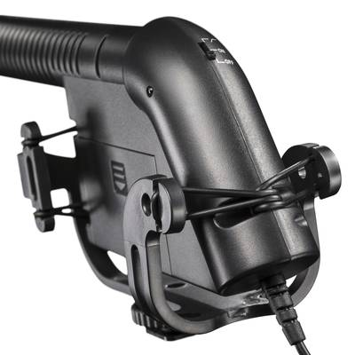 Walimex Pro Shotgun Richtmikrofon Cineast II DSLR  Kamera-Mikrofon  inkl. Windschutz, Blitzschuh-Montage