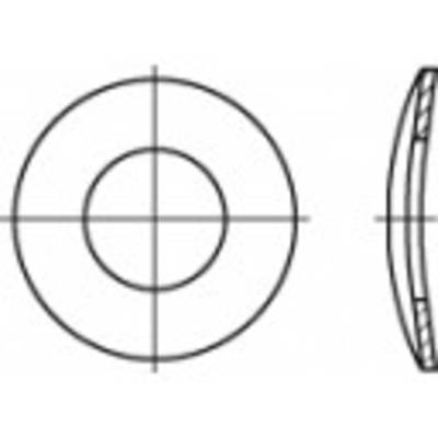 TOOLCRAFT  105939 Federscheiben Innen-Durchmesser: 28 mm  DIN 137   Federstahl verzinkt 100 St.