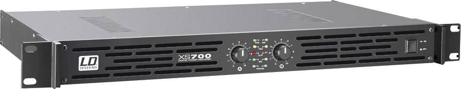 LD Systems LDXS700 PA Verstärker RMS Leistung je Kanal an 4 Ohm: 350 W