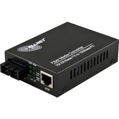 Allnet ALL-MC102-SC-MM LAN, SC Simplex Netzwerk-Medienkonverter 100 MBit/s 