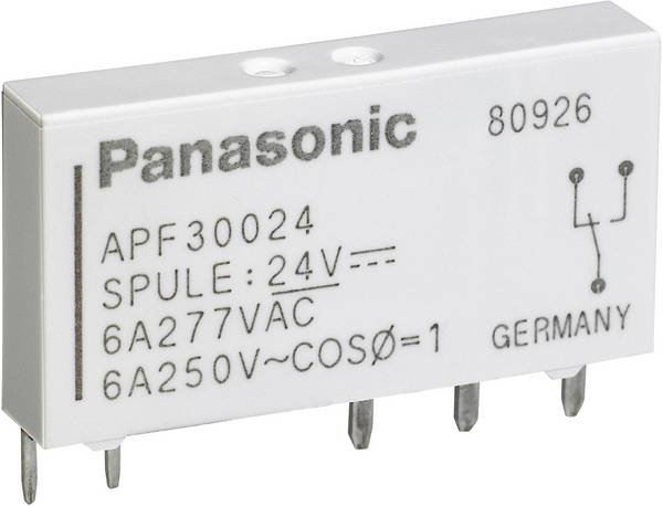 Panasonic APF30324 Printrelais 24 V/DC 6 A 1 Wechsler 1 St.