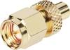 TRU COMPONENTS 1579536 MCX-Adapter MCX-Buchse - SMA-Stecker 1 St.
