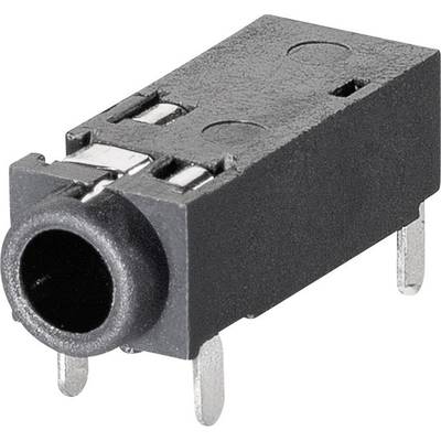 BKL Electronic 1109202 Klinken-Steckverbinder 2.5 mm Buchse, Einbau horizontal Polzahl: 4 Stereo  1 St. 