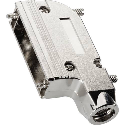 TRU COMPONENTS 1579066 D-SUB Gehäuse Polzahl: 9 Metall Silber 1 St.