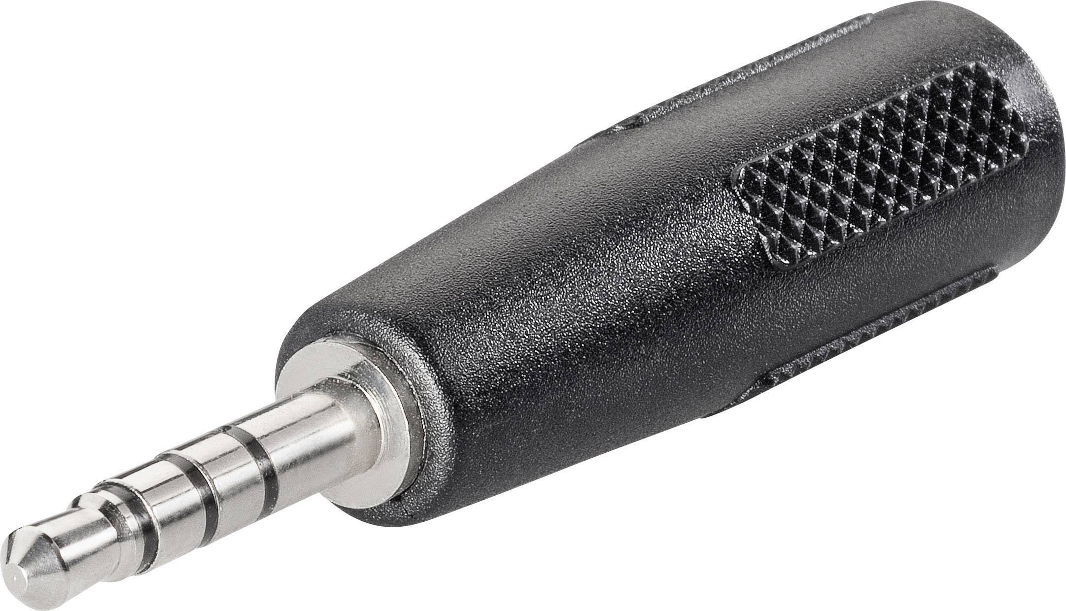 TRU COMPONENTS Klinken-Adapter Klinkenstecker 3.5 mm - Klinkenbuchse 3.5 mm Stereo Polzahl:4