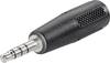 TRU COMPONENTS Klinken-Adapter Klinkenstecker 3.5 mm - Klinkenbuchse 3.5 mm Stereo Polzahl:4 1 St.