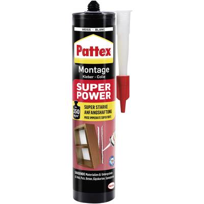 Pattex Super Power Montagekleber Herstellerfarbe Weiß PXS37 370 g