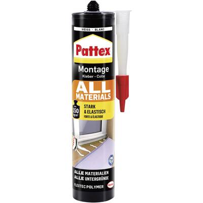 Pattex All Materials Montagekleber Herstellerfarbe Weiß PXA45 450 g
