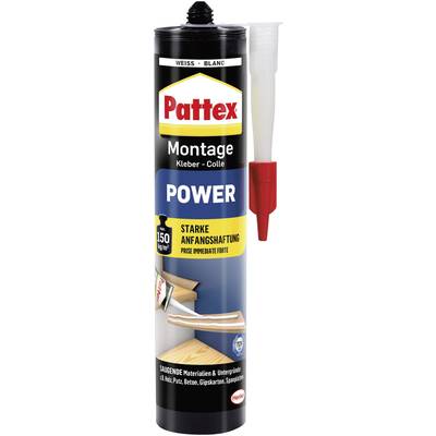 Pattex Power Montagekleber Herstellerfarbe Weiß PXP37 370 g