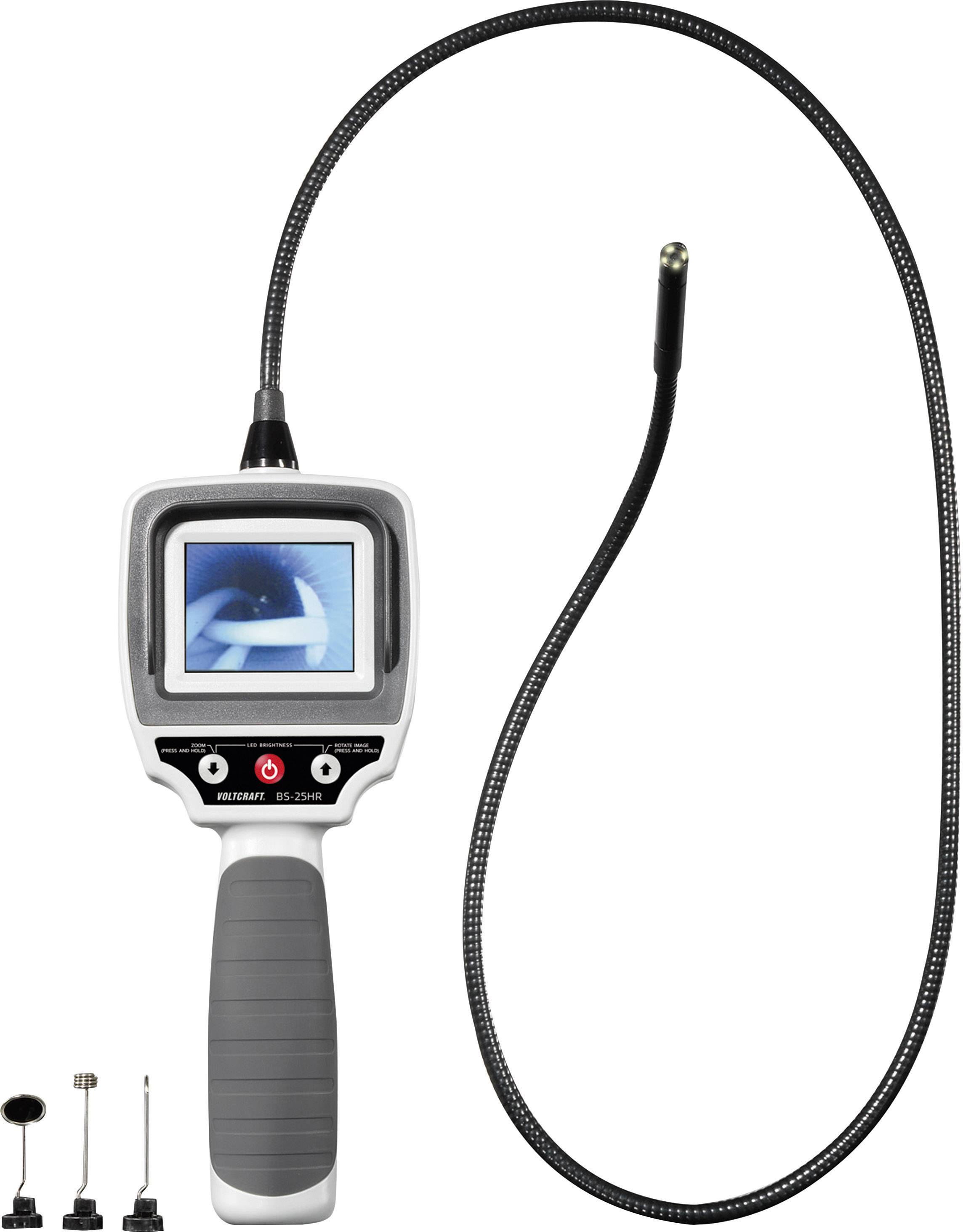 VOLTCRAFT Endoskop VOLTCRAFT BS-25HR Sonden-Ø: 8 mm Sonden-Länge: 88 cm Fokussierung, Bildrotation,