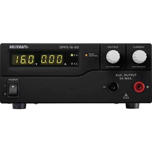 VOLTCRAFT DPPS-16-60 Labornetzgerät, einstellbar kalibriert (ISO) 1 - 16 V/DC 0 - 60 A 960 W USB programmierbar Anzahl A...