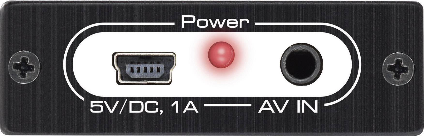 AV Konverter [Composite Cinch - HDMI] 1920 x 1080 Pixel SpeaKa Professional SP-AV/HD-01-4