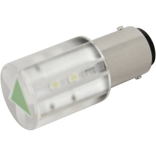 CML 18561231 LED-Signalleuchte Grün BA15d 230 V/AC 280 mcd