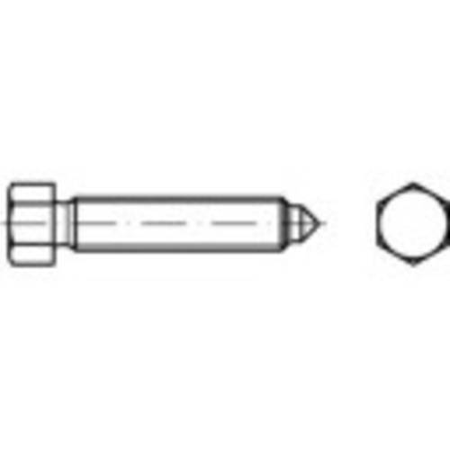 TOOLCRAFT TO-9985791 Sechskantschraube M20 100 mm Außensechskant DIN 564 Stahl 10 St.