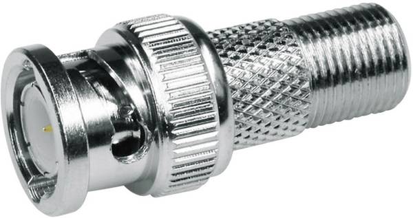 Telegärtner 100023641 100023641 BNC-Adapter BNC-Stecker - F-Buchse  1 St.