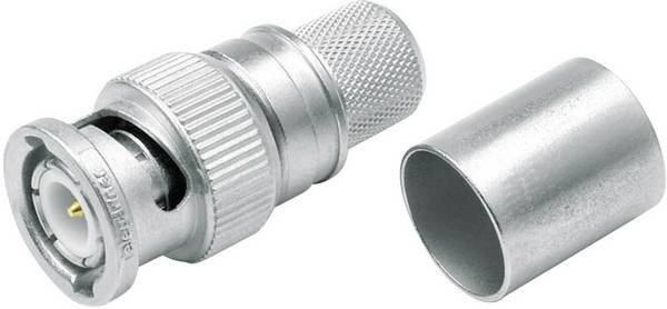 Telegärtner 100023321 100023321 BNC-Steckverbinder Stecker, gerade 50 Ω 1 St.