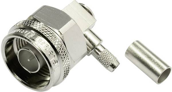 Telegärtner 100023894 100023894 N-Steckverbinder Stecker, gewinkelt 50 Ω 1 St.