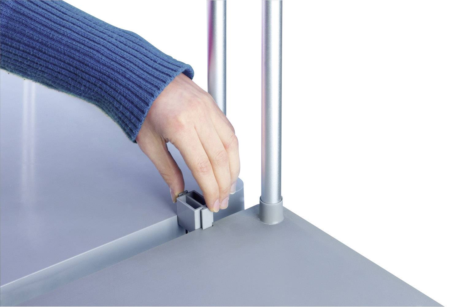 Müllsackständer mit 250 blauen Wertstoffsäcken ProfiLine MSS XXXL 2 x 120 l HxBxT 1000 x 880 x 450 mm-5