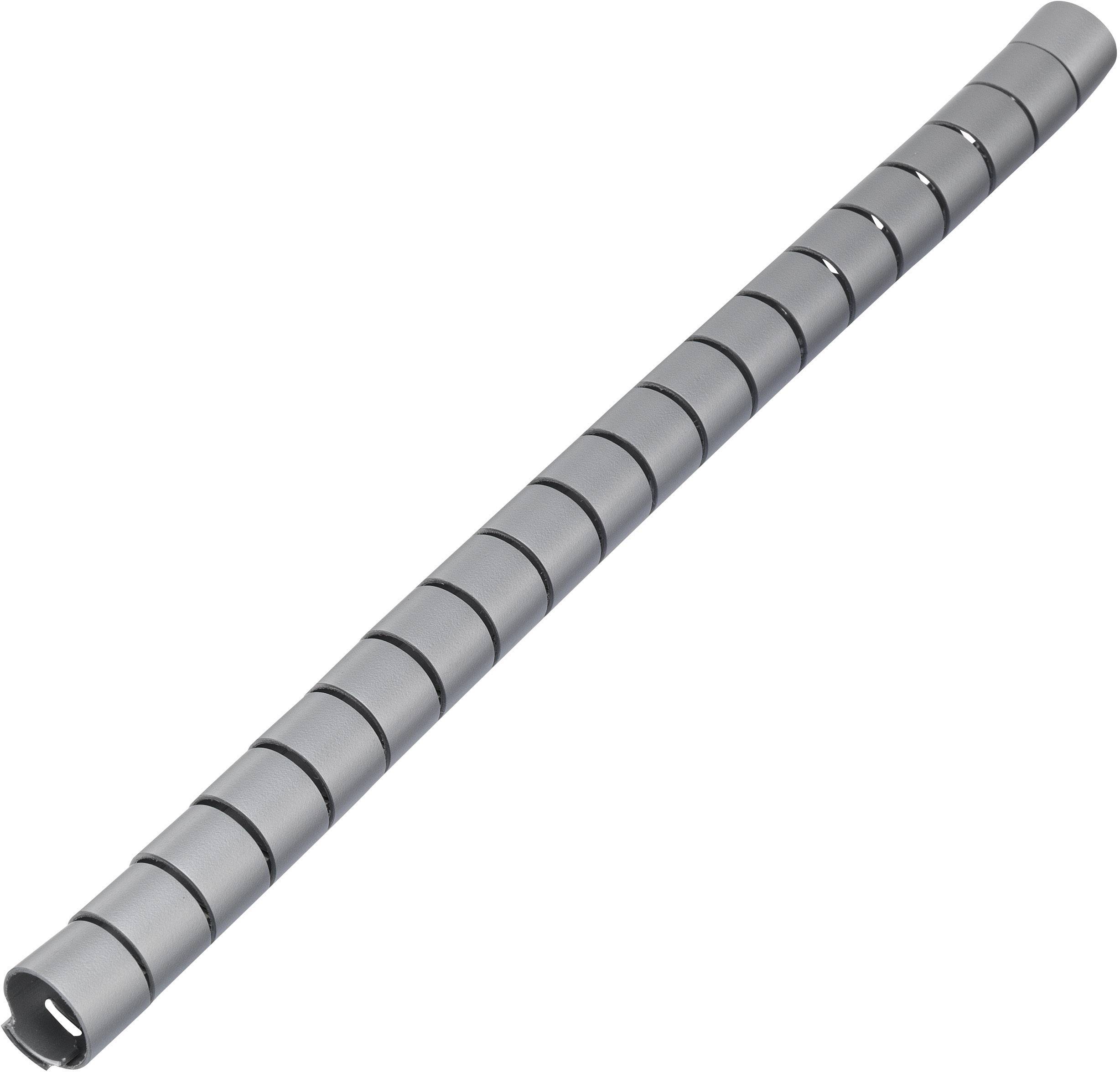 TRU COMPONENTS TC-KL15SLZ-50M203 Kabelschlauch 25 mm (max) Silber 20 m