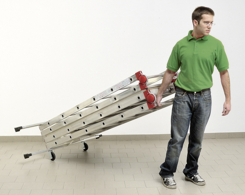 Aluminium Gerüst fahrbar Arbeitshöhe (max.) 4.35 m Hailo 123 500