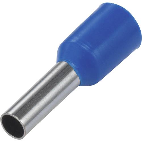 TRU COMPONENTS 1091271 Aderendhülse 2.5 mm² Teilisoliert Blau 100 St.