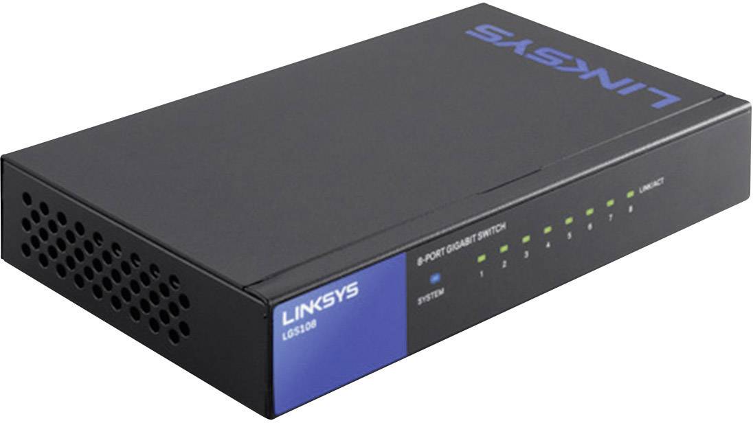 Linksys LGS108-EU LGS108 Netzwerk Switch 8 Port 1 GBit/s-1