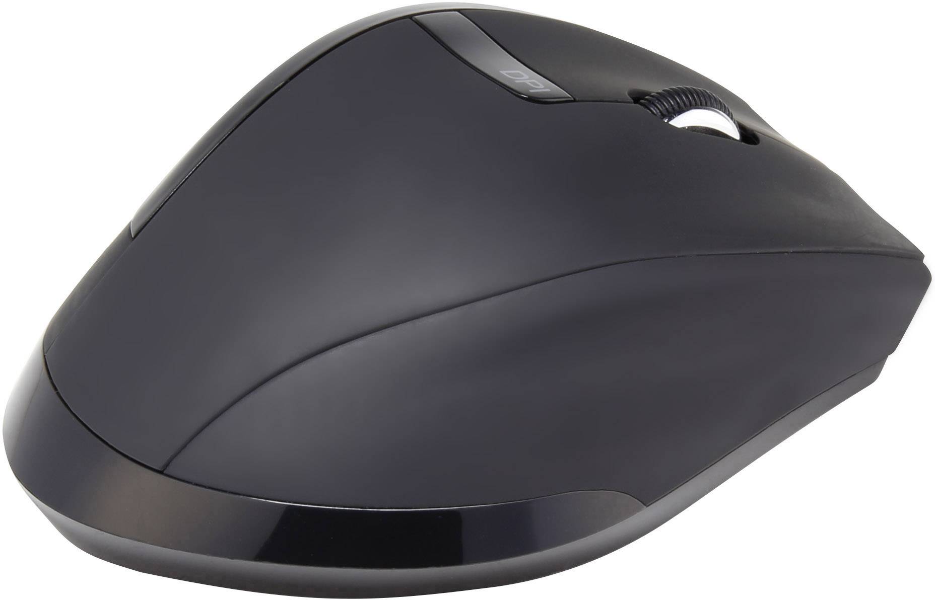 Renkforce BX6600 Maus Funk Optisch Schwarz 5 Tasten 1600 dpi-1